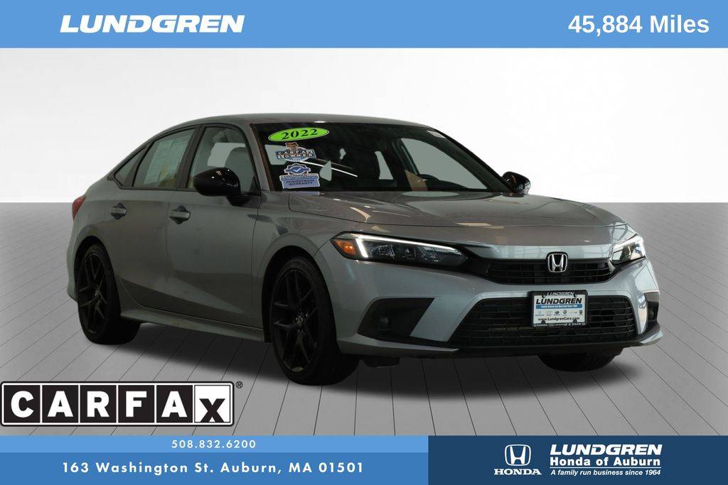 2022 Honda Civic Sport — Sedan — 45,884 mi — Auburn, MA