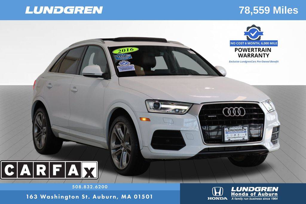 2016 Audi Q3 Premium Plus — SUV — 78,496 mi — Auburn, MA