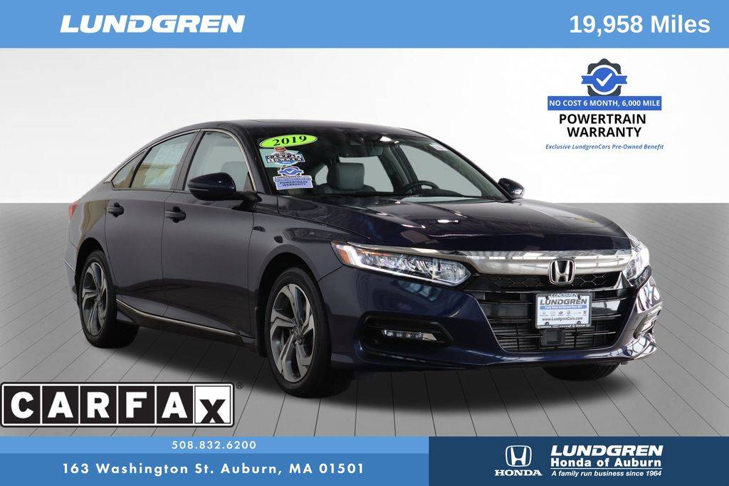 2019 Honda Accord EX-L — Sedan — 19,958 mi — Auburn, MA