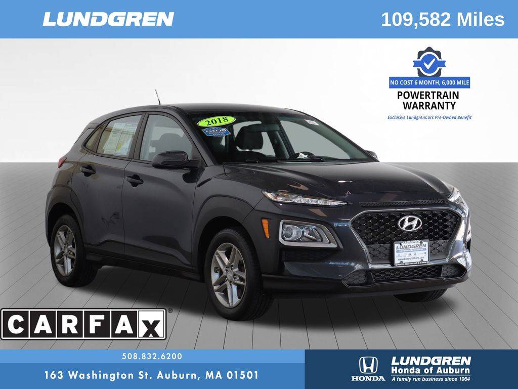 2018 Hyundai Kona SE — SUV — 109,375 mi — Auburn, MA
