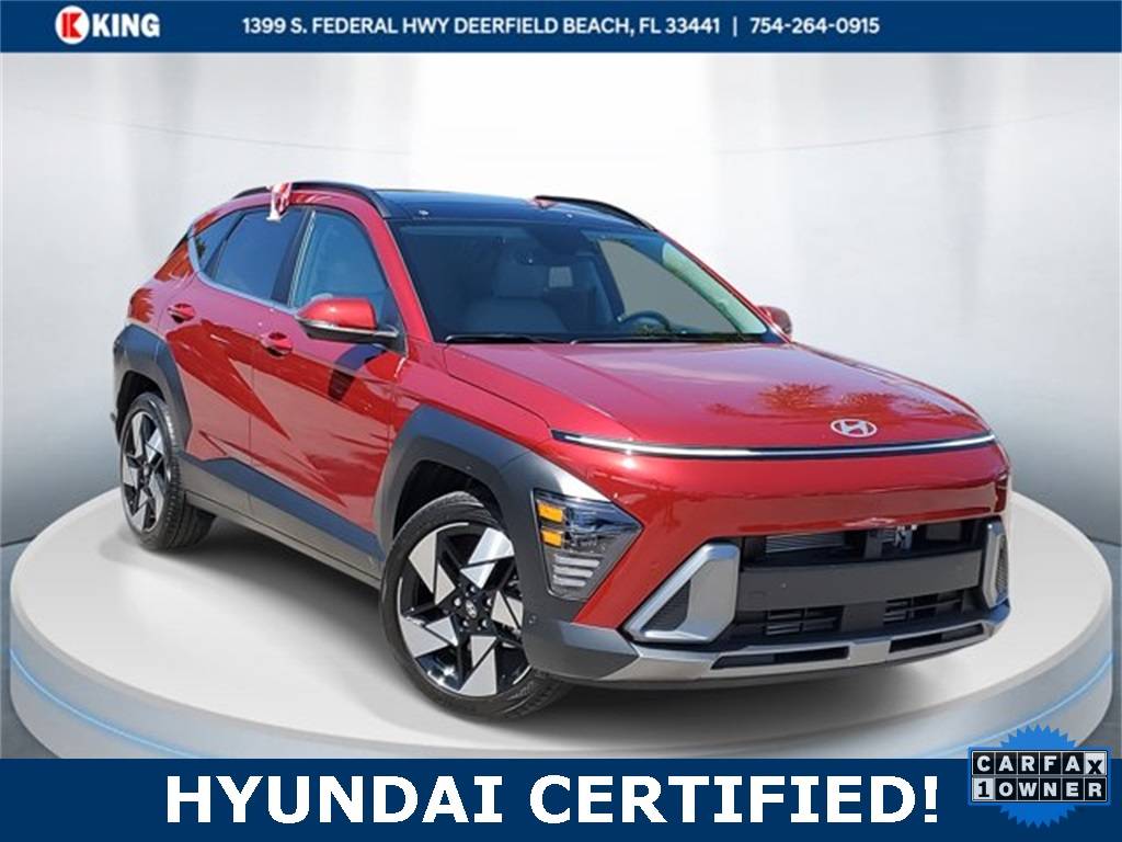 2025 Hyundai Kona Limited — SUV — 168 mi — Deerfield Beach, FL