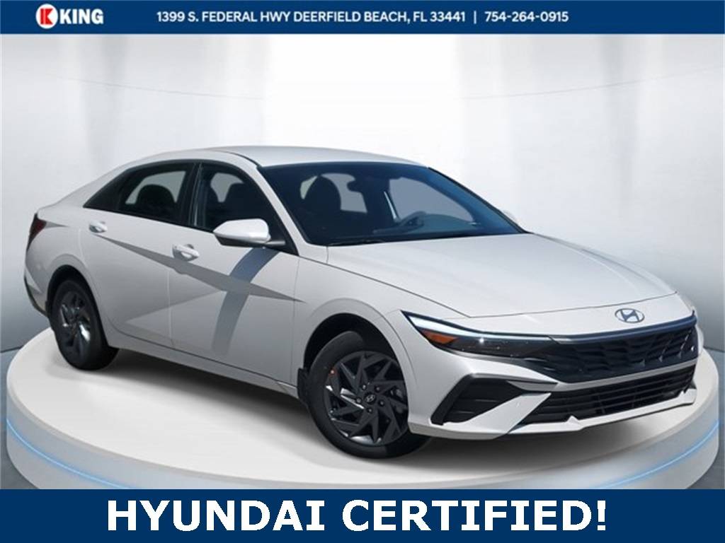 2024 Hyundai Elantra Hybrid Blue — Sedan — 3,553 mi — Deerfield Beach, FL