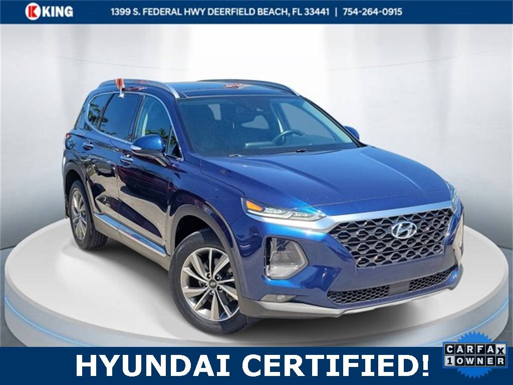 2020 Hyundai Santa Fe SEL — SUV — 39,965 mi — Deerfield Beach, FL