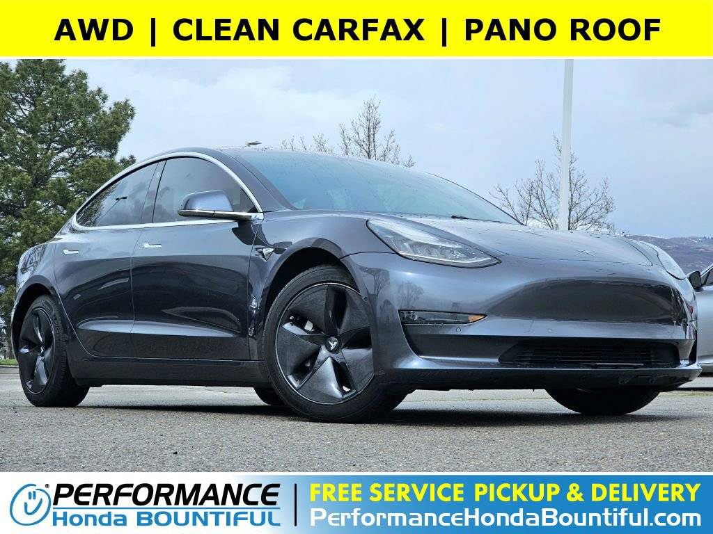 2018 Tesla Model 3 Long Range — Sedan — 66,220 mi — Bountiful, UT