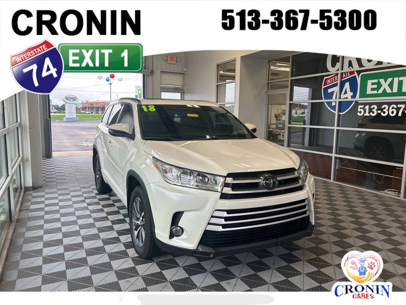 2018 Toyota Highlander XLE — SUV — 117,544 mi — Harrison, OH