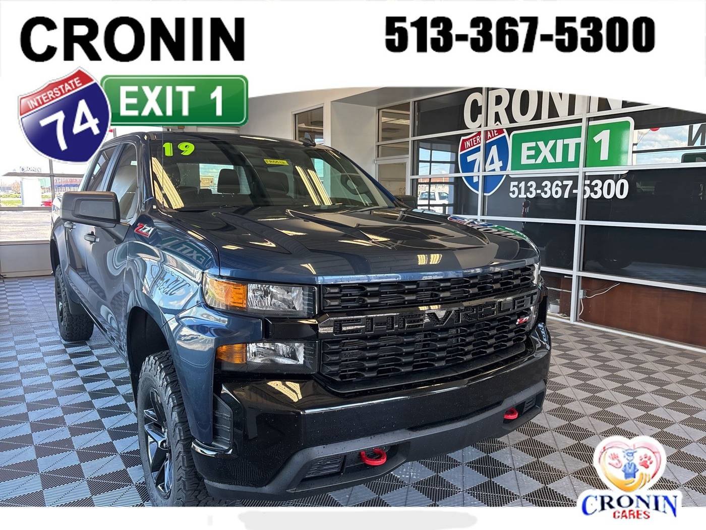 2019 Chevrolet Silverado 1500 Custom Trail Boss — Pickup Truck — 83,427 mi — Harrison, OH