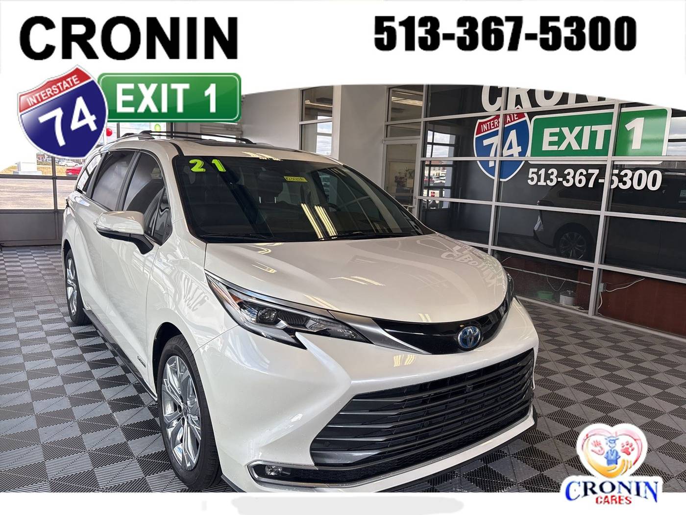 2021 Toyota Sienna Platinum — Minivan — 77,161 mi — Harrison, OH