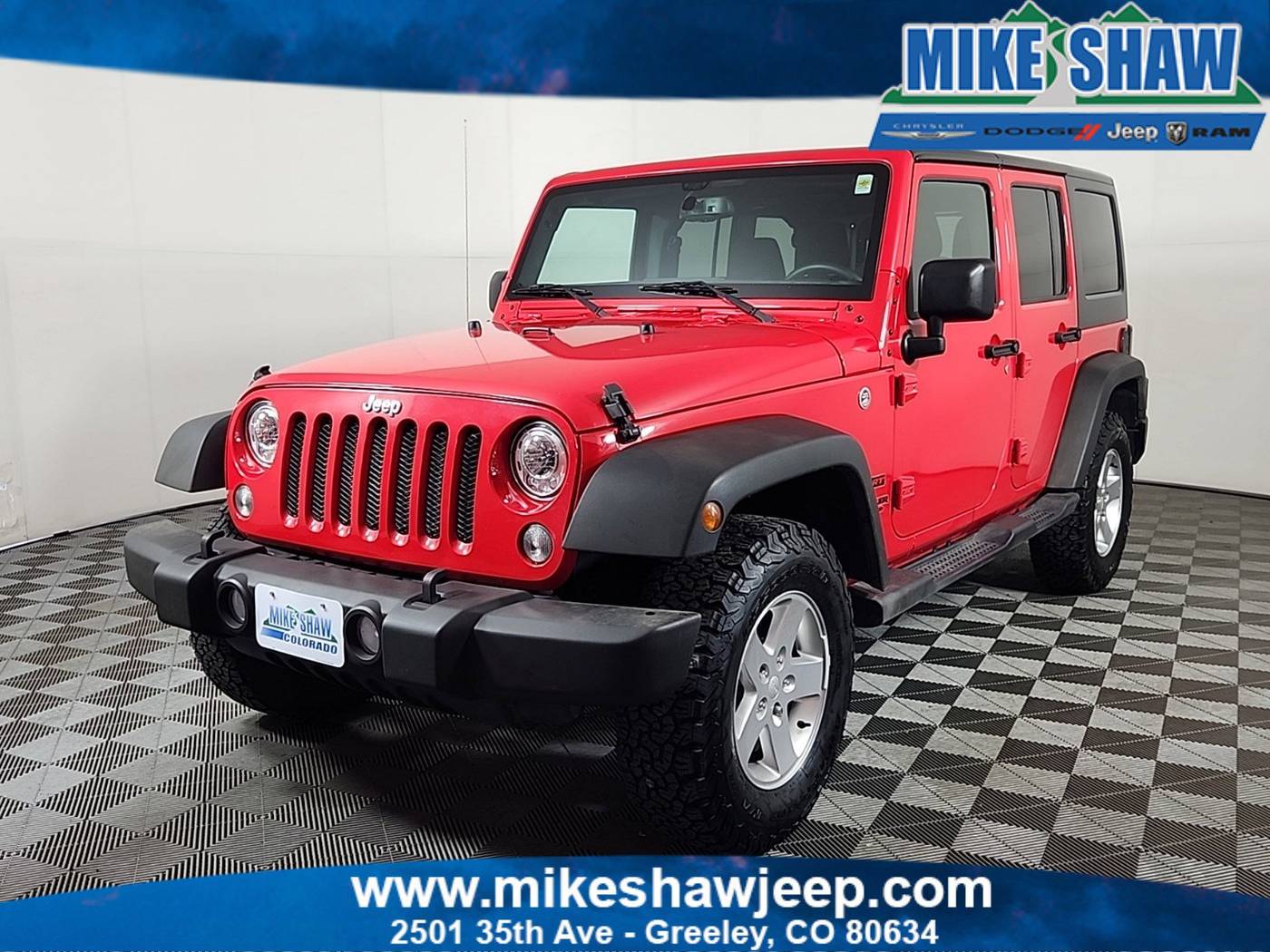 2016 Jeep Wrangler Sport — SUV — 53,828 mi — Greeley, CO