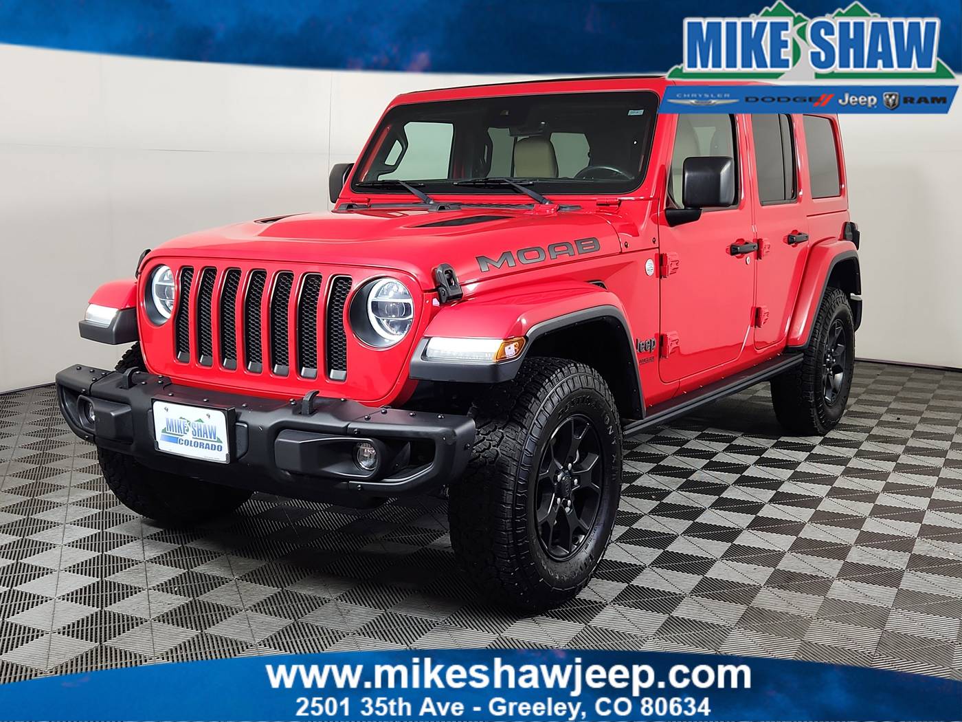 2019 Jeep Wrangler Moab — SUV — 85,583 mi — Greeley, CO
