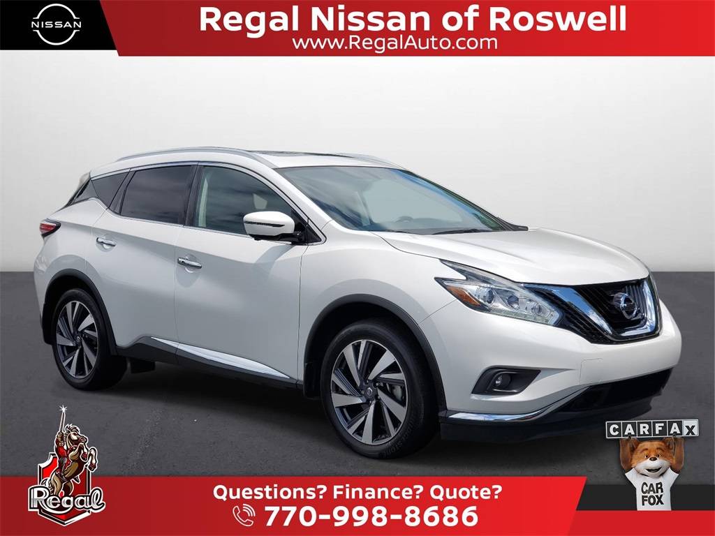 2018 Nissan Murano Platinum — SUV — 59,084 mi — Roswell, GA