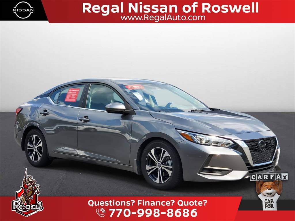 2020 Nissan Sentra SV — Sedan — 54,585 mi — Roswell, GA