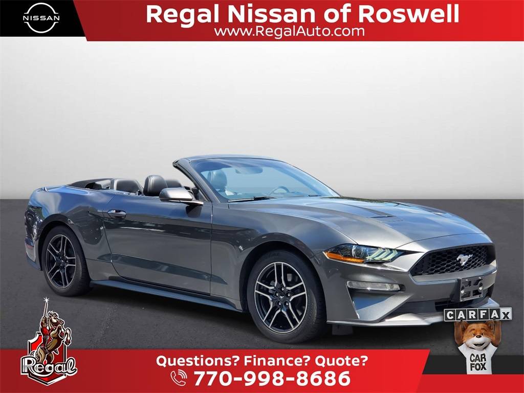 2020 Ford Mustang EcoBoost Premium — Convertible — 54,634 mi — Roswell, GA