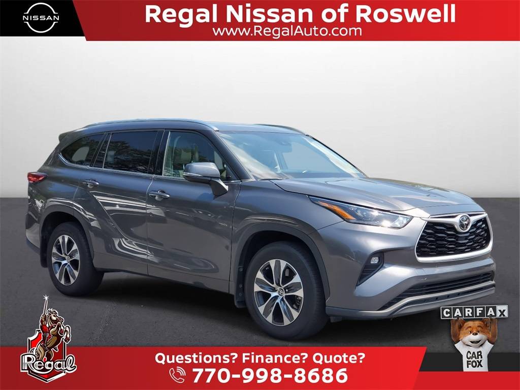 2021 Toyota Highlander XLE — SUV — 54,907 mi — Roswell, GA