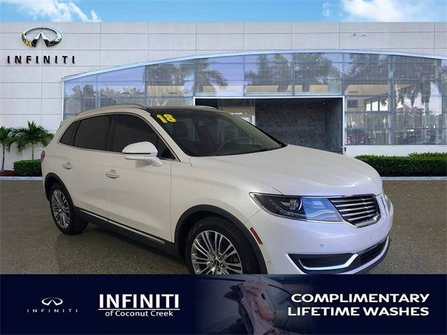 2018 Lincoln MKX Reserve — SUV — 60,396 mi — Coconut Creek, FL