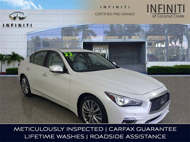2022 INFINITI Q50 LUXE — Sedan — 19,121 mi — Coconut Creek, FL