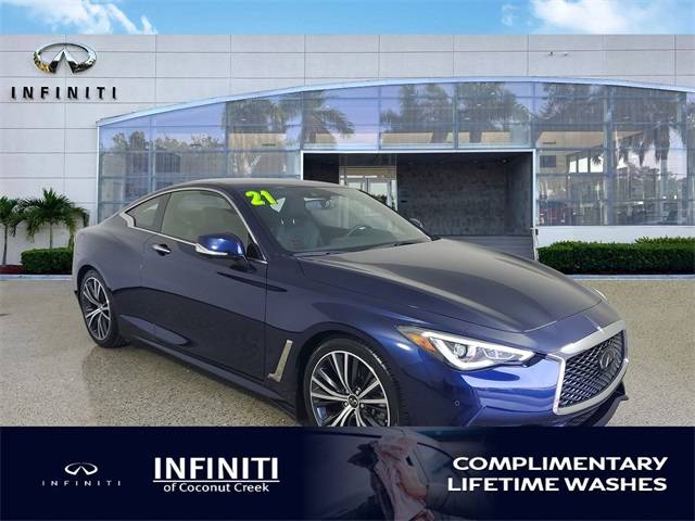 2021 INFINITI Q60 3.0t LUXE — Coupe — 24,529 mi — Coconut Creek, FL