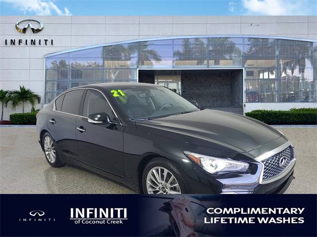 2021 INFINITI Q50 3.0t LUXE — Sedan — 25,659 mi — Coconut Creek, FL