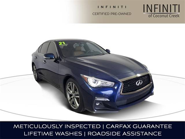 2021 INFINITI Q50 3.0t SIGNATURE EDITION — Sedan — 30,397 mi — Coconut Creek, FL