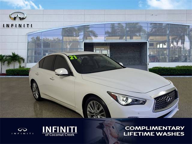 2021 INFINITI Q50 3.0t LUXE — Sedan — 27,656 mi — Coconut Creek, FL