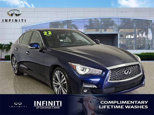 2022 INFINITI Q50 SENSORY — Sedan — 21,307 mi — Coconut Creek, FL
