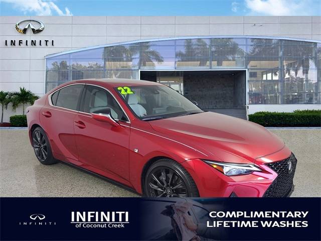 2022 Lexus IS IS 350 F SPORT — Sedan — 32,381 mi — Coconut Creek, FL