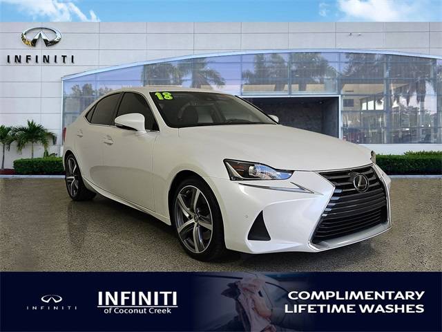 2018 Lexus IS IS 300 — Sedan — 48,323 mi — Coconut Creek, FL