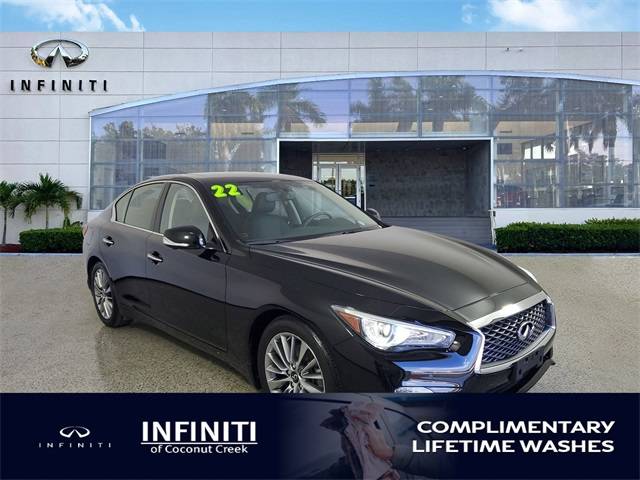 2022 INFINITI Q50 LUXE — Sedan — 11,093 mi — Coconut Creek, FL