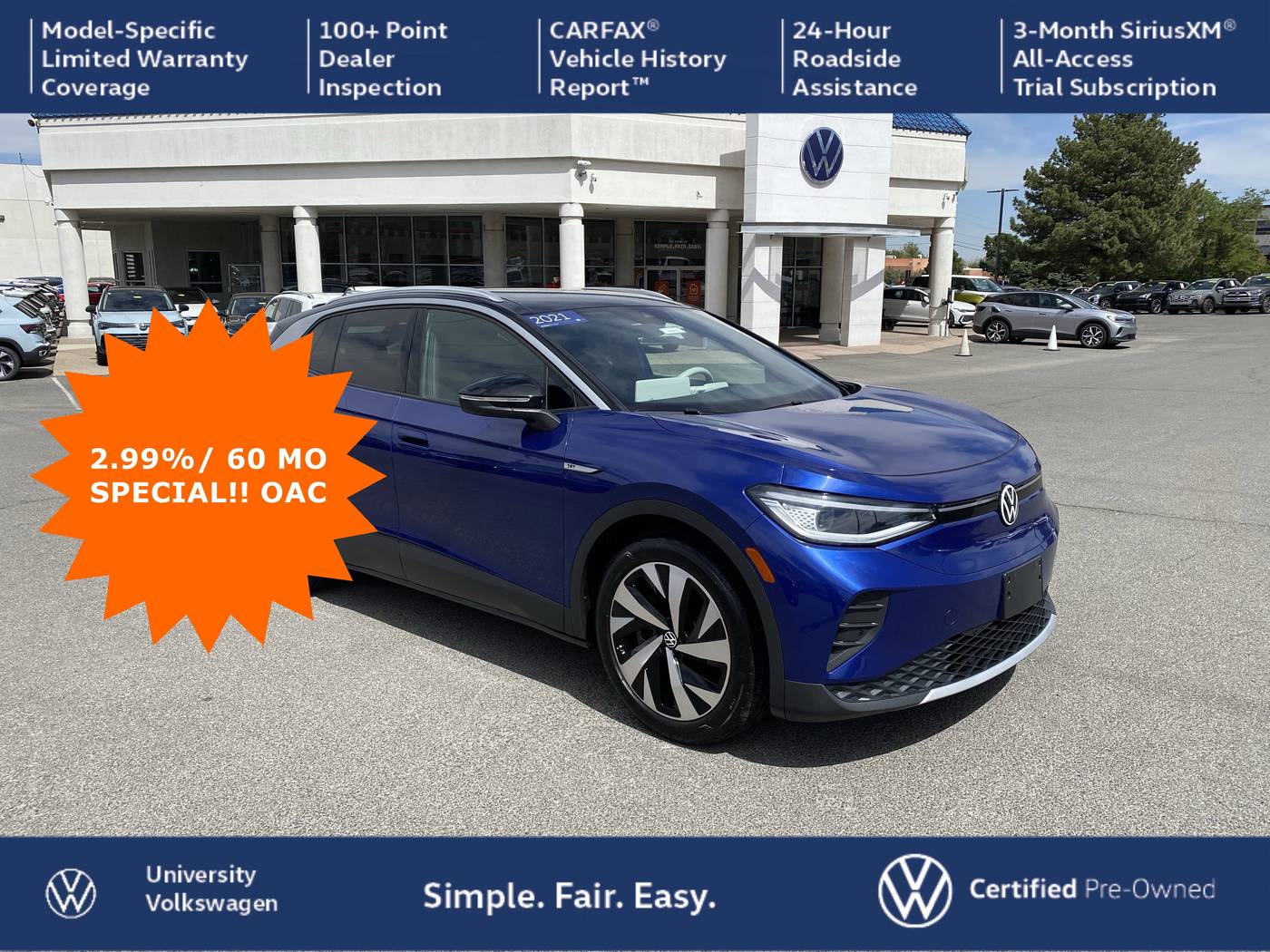 2021 Volkswagen ID.4 1st Edition — SUV — 38,019 mi — Albuquerque, NM