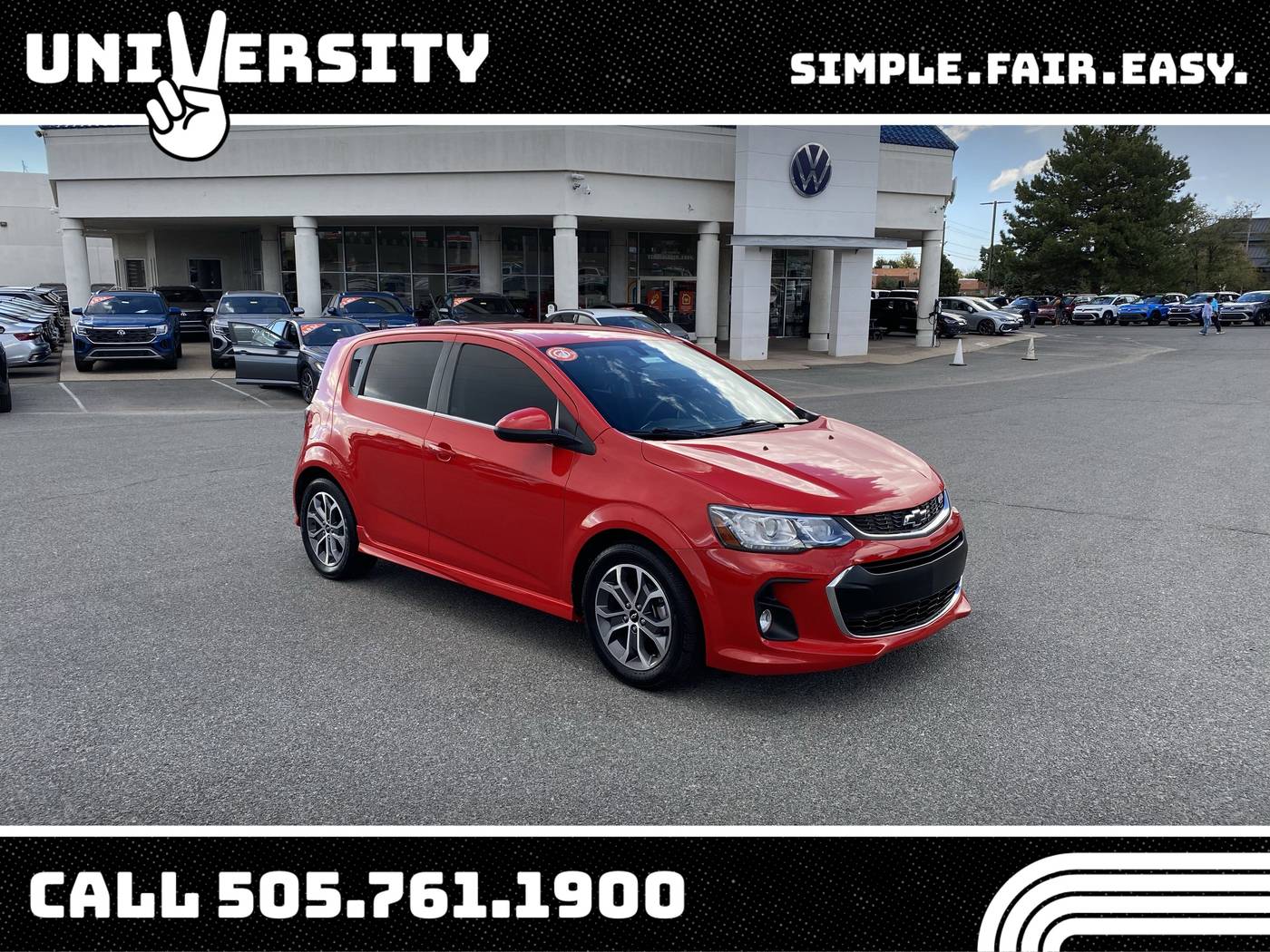 2018 Chevrolet Sonic LT — Hatchback — 60,787 mi — Albuquerque, NM