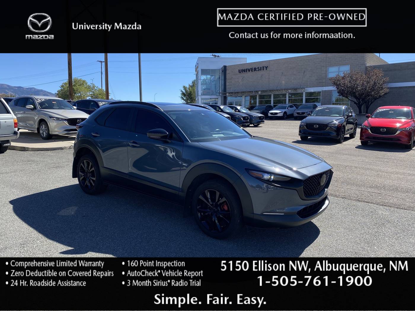 2023 Mazda CX-30 Carbon Edition — SUV — 9,568 mi — Albuquerque, NM
