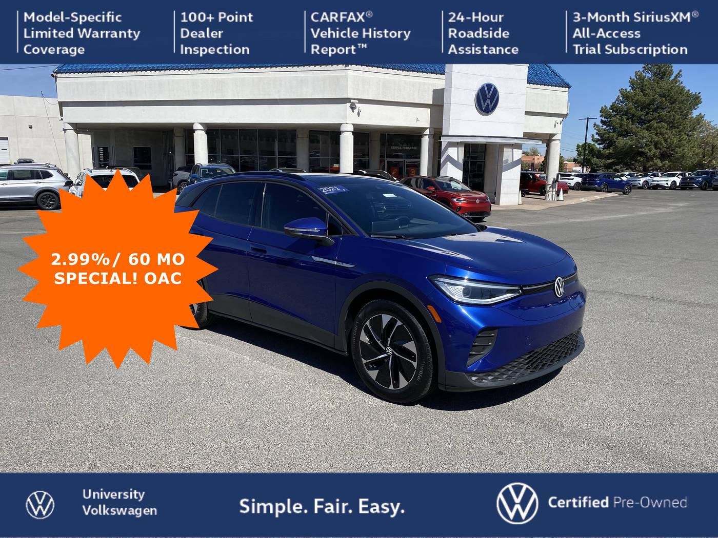 2021 Volkswagen ID.4 Pro S — SUV — 50,531 mi — Albuquerque, NM