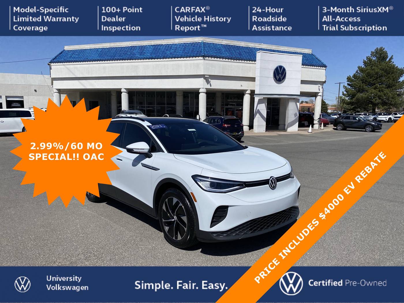 2021 Volkswagen ID.4 Pro S — SUV — 43,253 mi — Albuquerque, NM