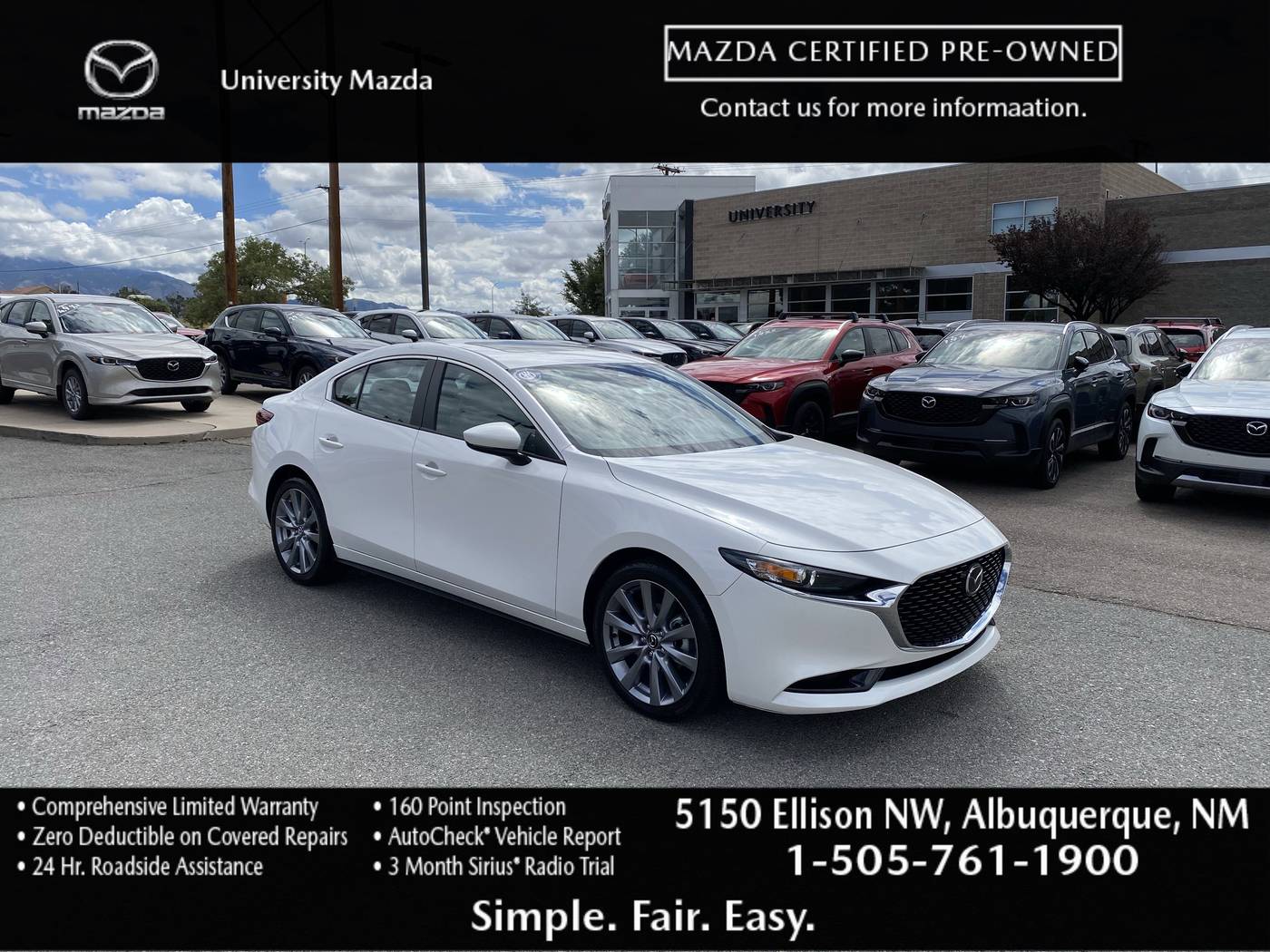 2025 Mazda Mazda3 2.5 S Preferred — Sedan — 4,541 mi — Albuquerque, NM