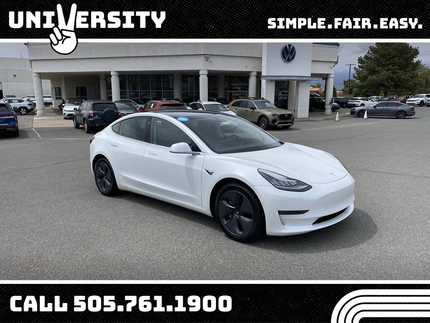 2020 Tesla Model 3 Long Range — Sedan — 68,509 mi — Albuquerque, NM