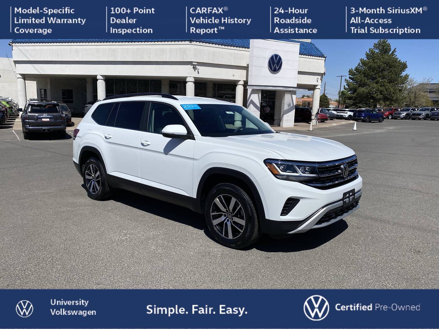 2023 Volkswagen Atlas SE — SUV — 55,449 mi — Albuquerque, NM