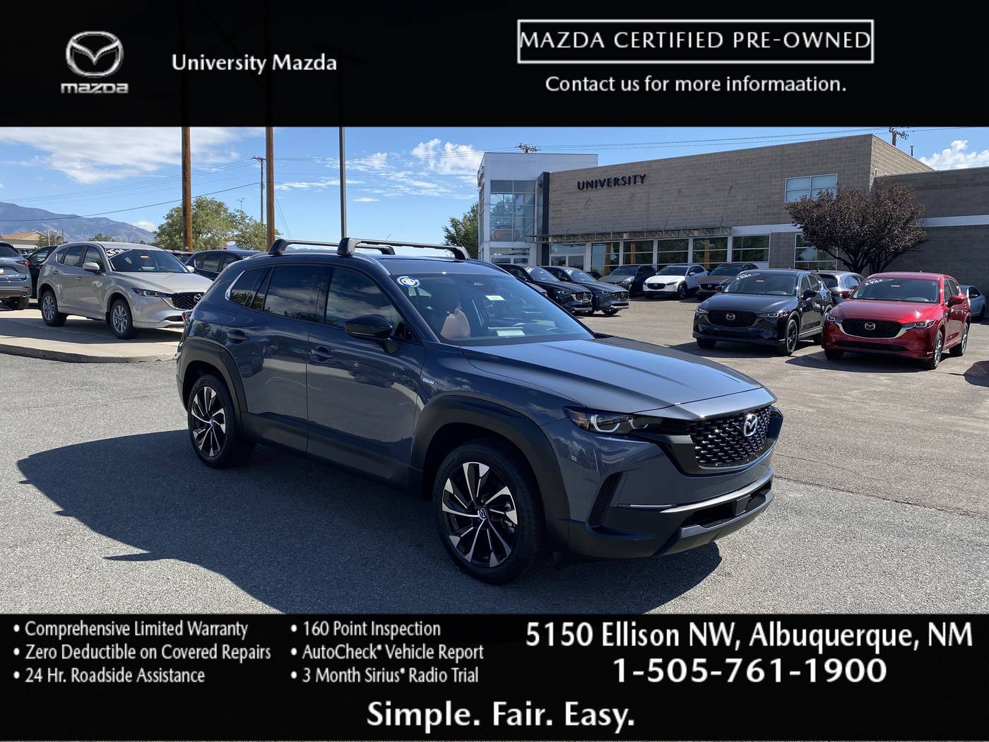 2025 Mazda CX-50 Hybrid Premium Plus — SUV — 2,720 mi — Albuquerque, NM