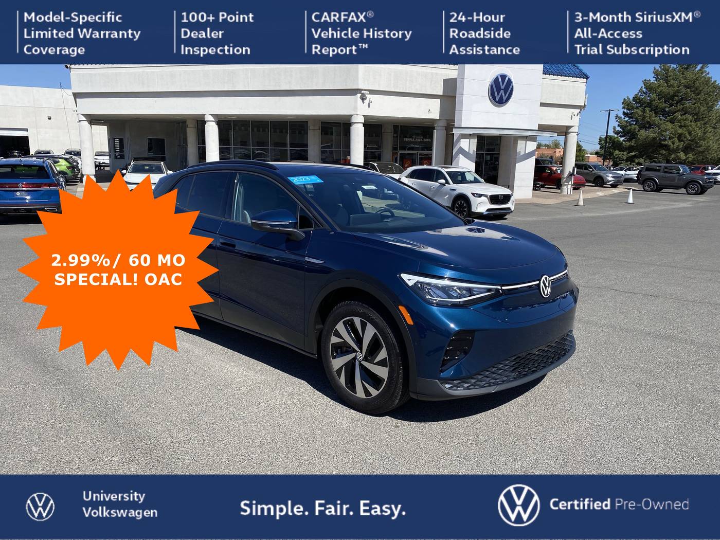 2023 Volkswagen ID.4 Pro — SUV — 21,610 mi — Albuquerque, NM