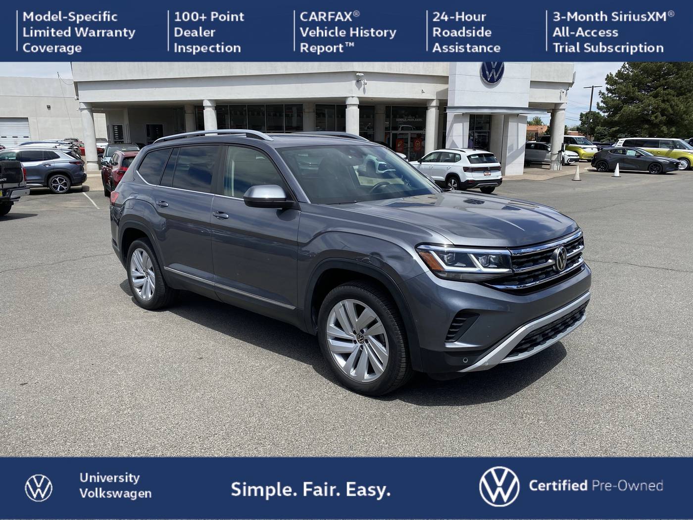 2021 Volkswagen Atlas SEL — SUV — 44,222 mi — Albuquerque, NM