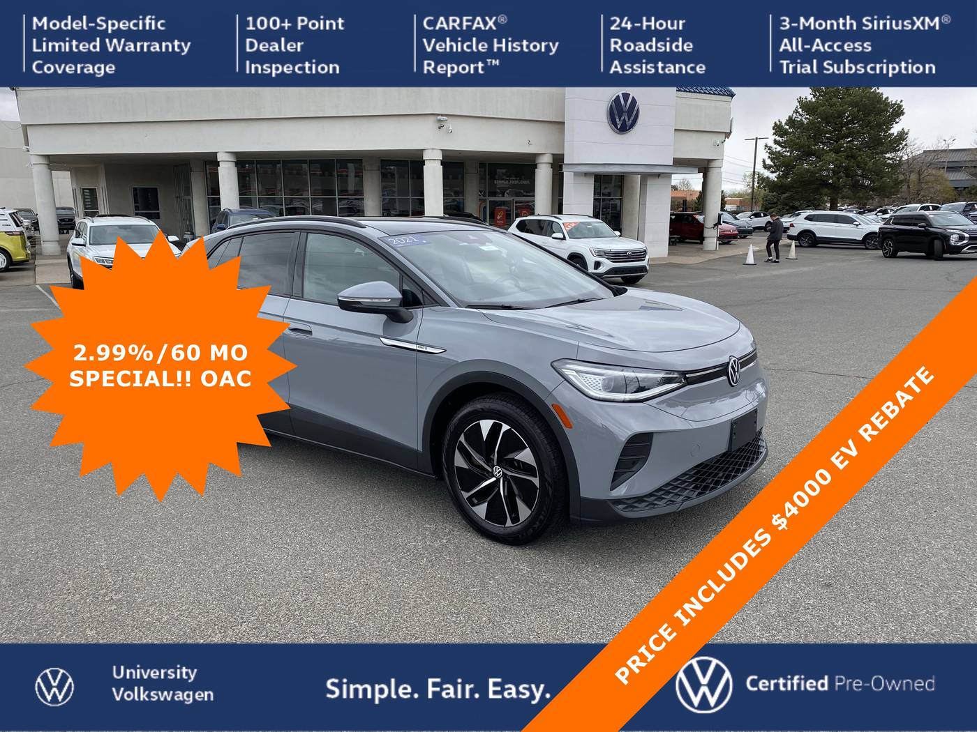 2021 Volkswagen ID.4 Pro S — SUV — 48,657 mi — Albuquerque, NM