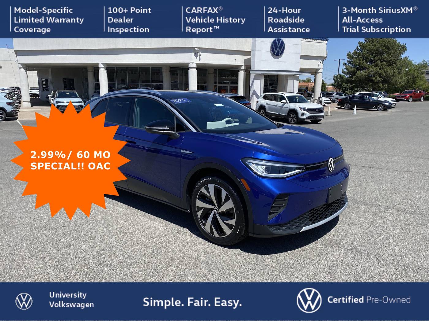 2021 Volkswagen ID.4 1st Edition — SUV — 9,657 mi — Albuquerque, NM