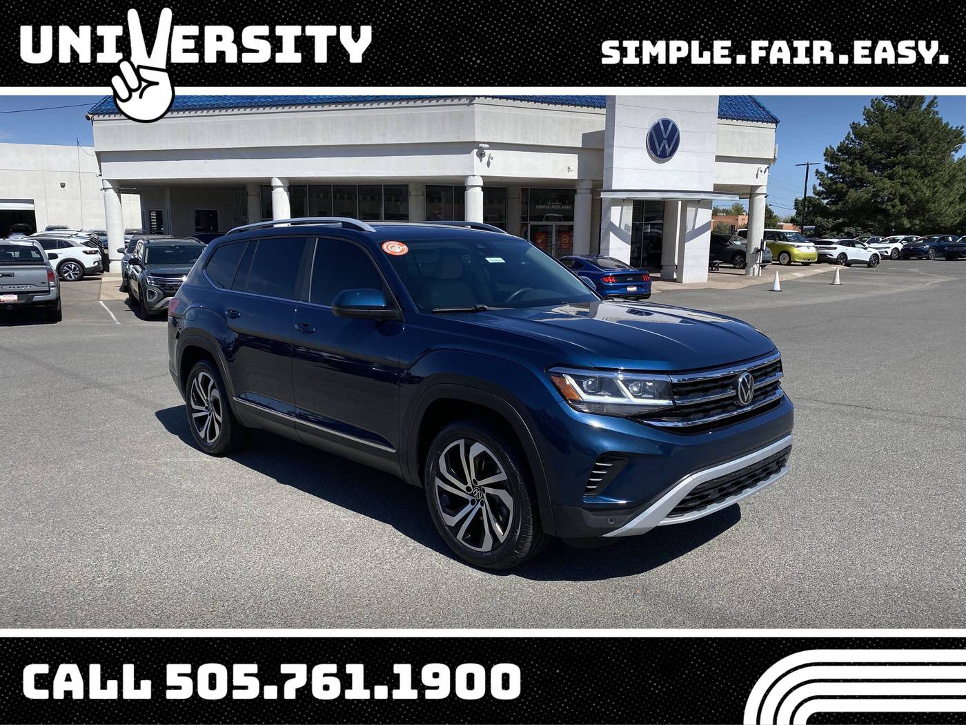 2022 Volkswagen Atlas SEL — SUV — 78,136 mi — Albuquerque, NM