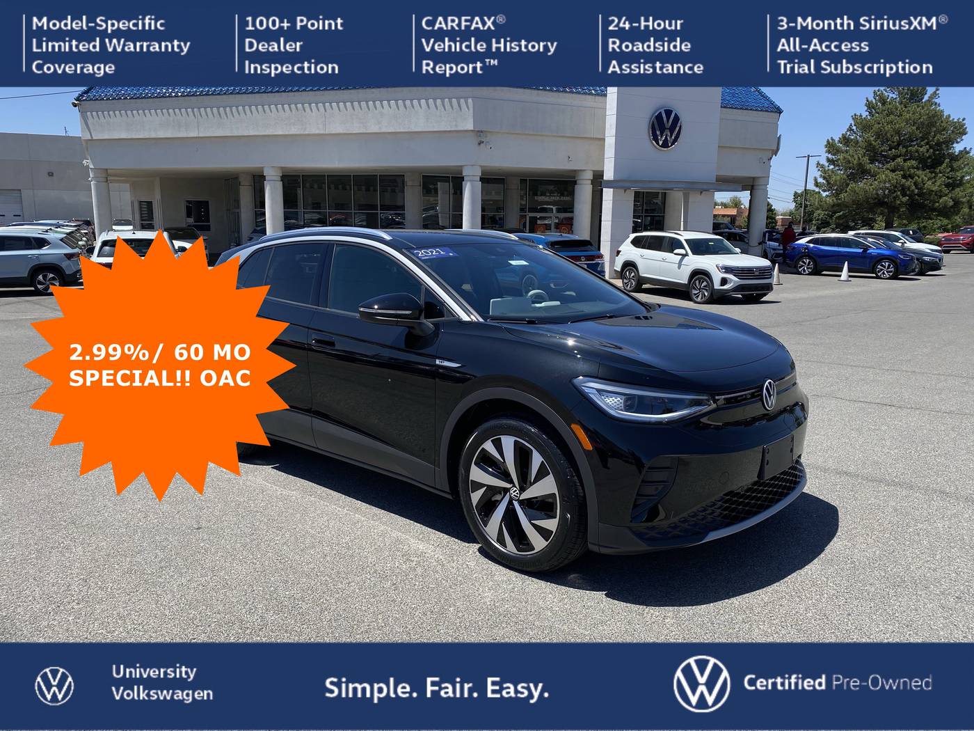 2021 Volkswagen ID.4 1st Edition — SUV — 9,968 mi — Albuquerque, NM