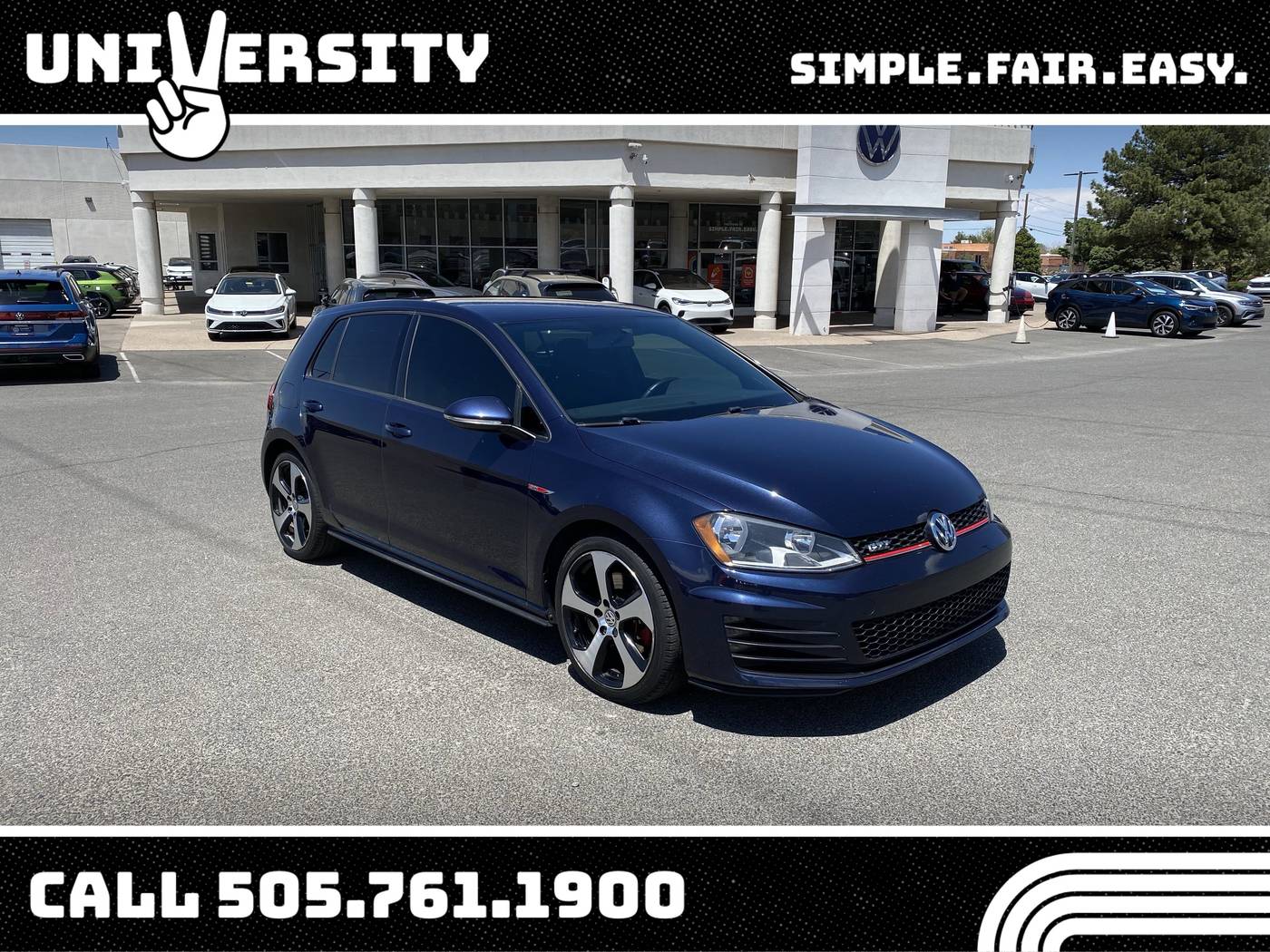 2017 Volkswagen Golf GTI S — Hatchback — 68,190 mi — Albuquerque, NM