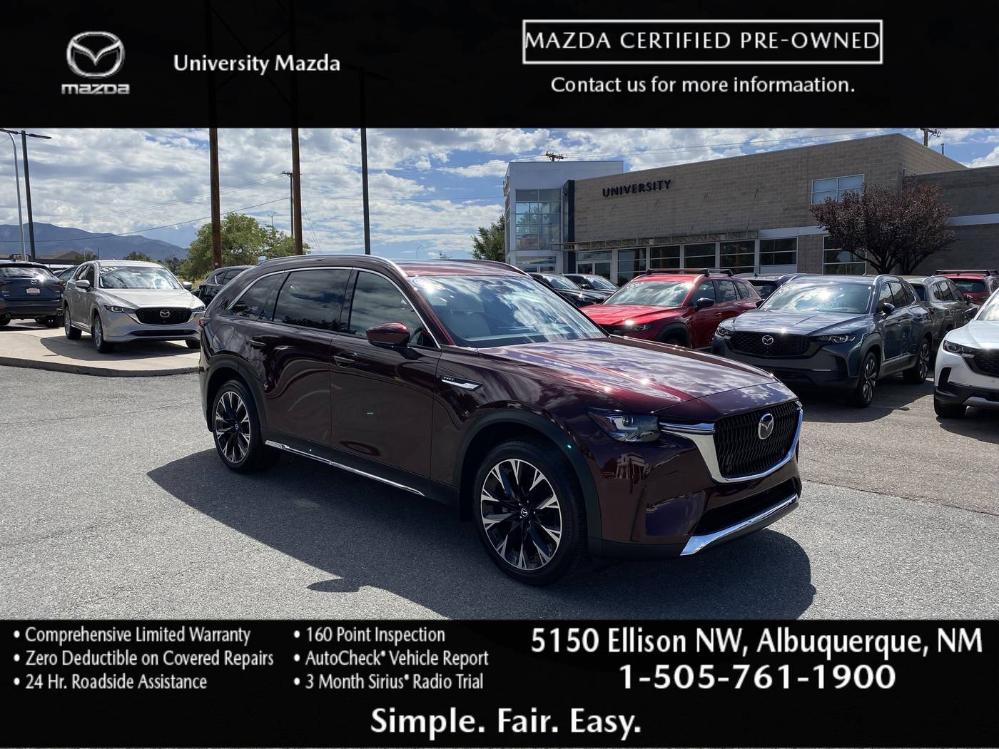2024 Mazda CX-90 Plug-In Hybrid Premium Plus — SUV — 27,853 mi — Albuquerque, NM