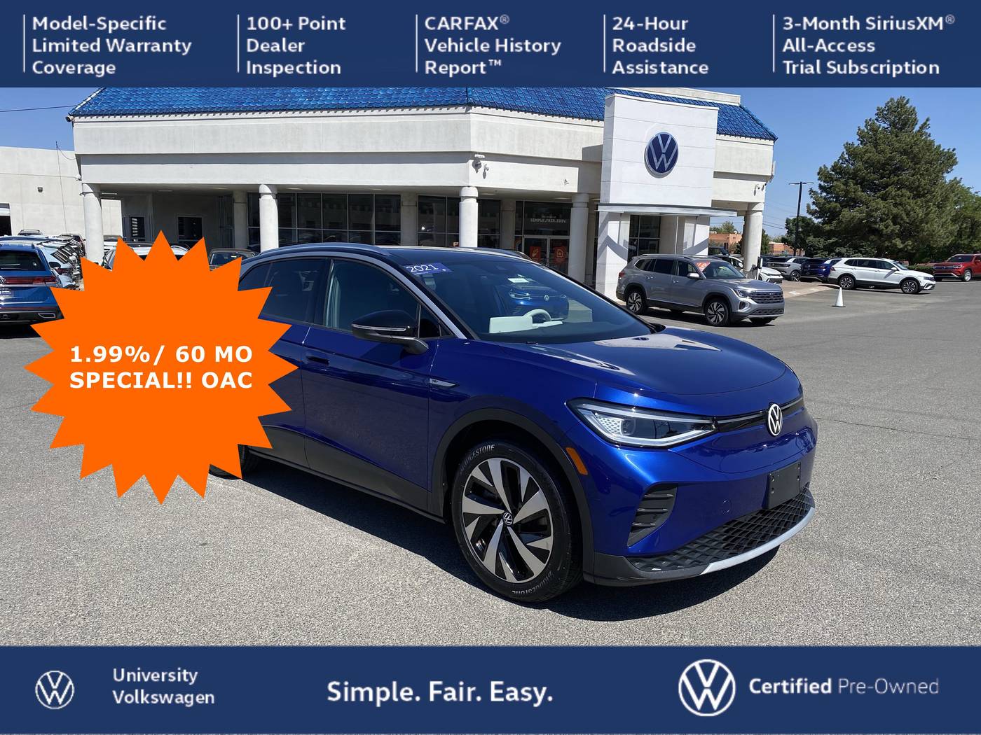 2021 Volkswagen ID.4 1st Edition — SUV — 19,545 mi — Albuquerque, NM