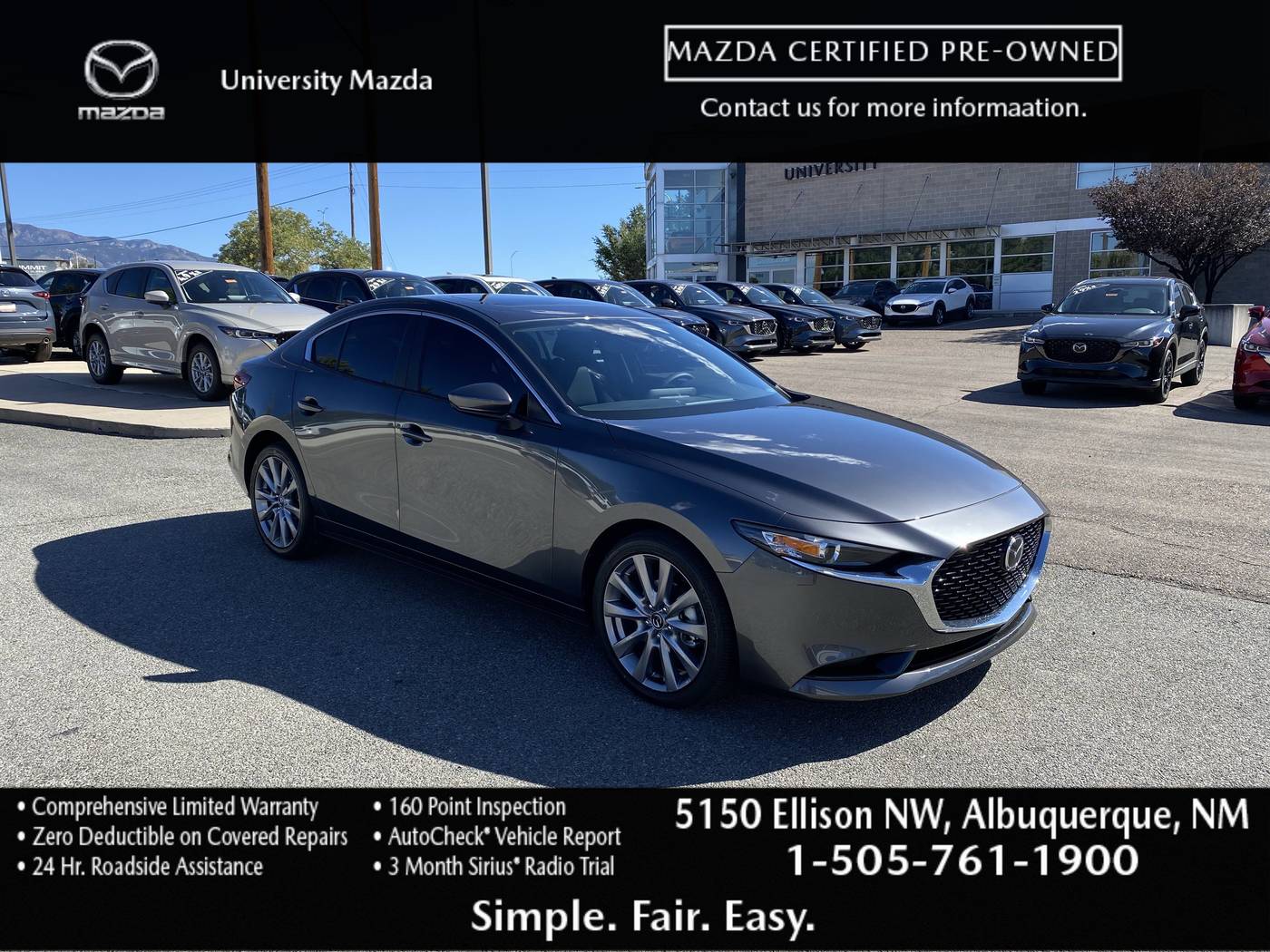 2025 Mazda Mazda3 2.5 S Preferred — Sedan — 1,720 mi — Albuquerque, NM