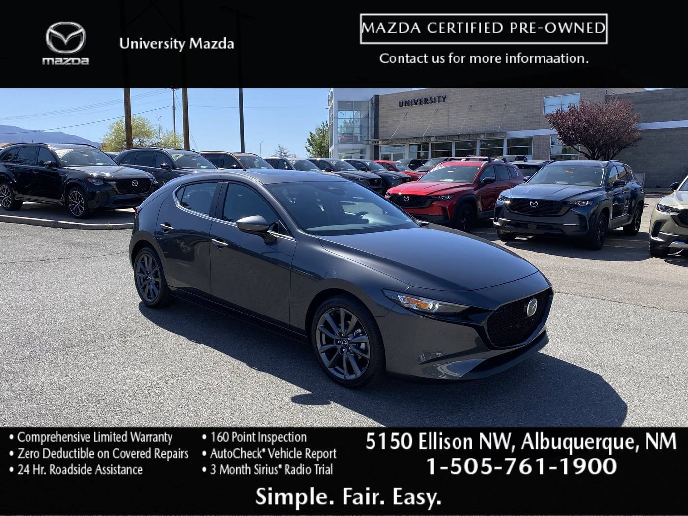 2024 Mazda Mazda3 Preferred — Hatchback — 2,581 mi — Albuquerque, NM