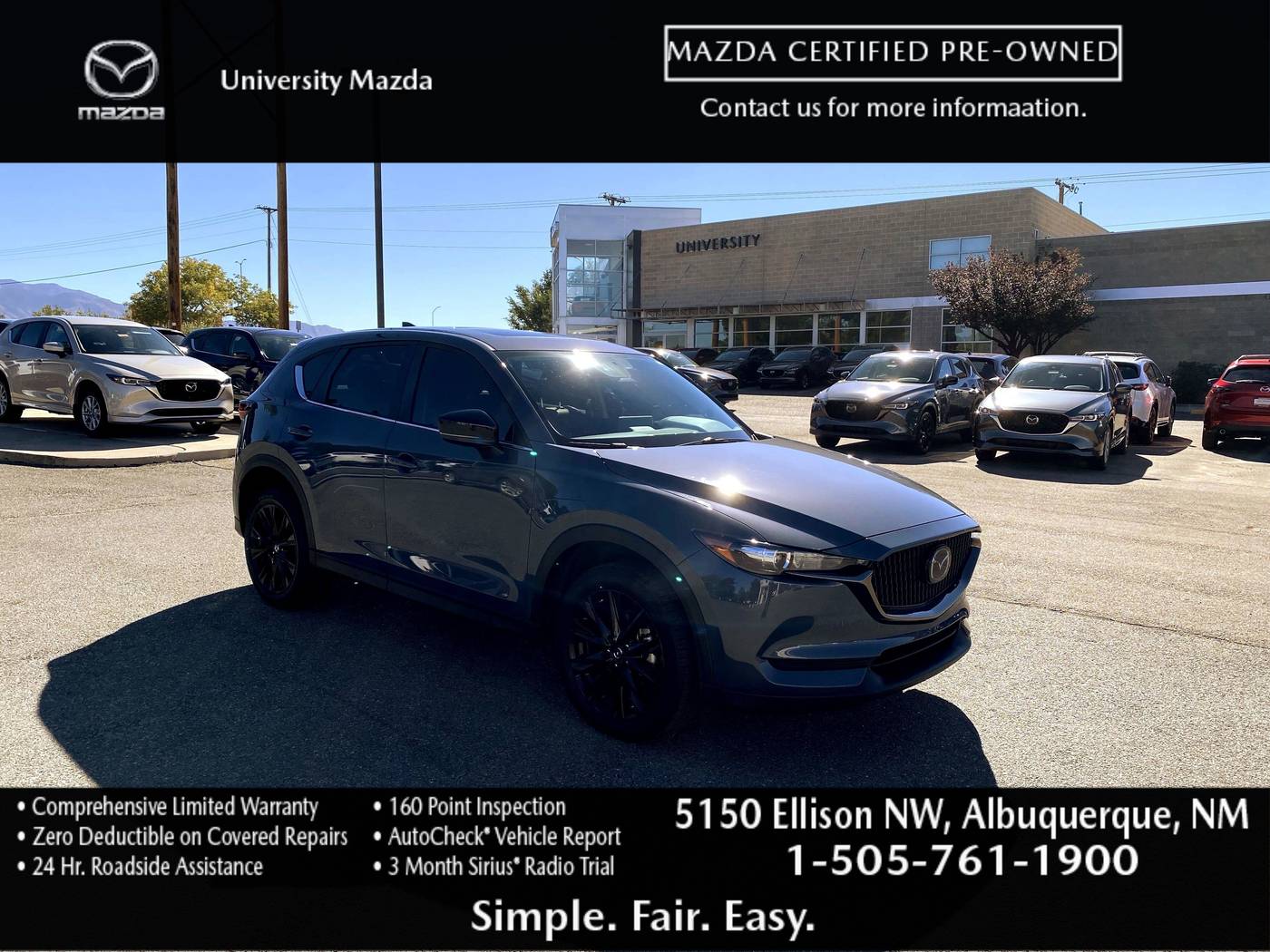 2021 Mazda CX-5 Carbon Edition — SUV — 23,689 mi — Albuquerque, NM