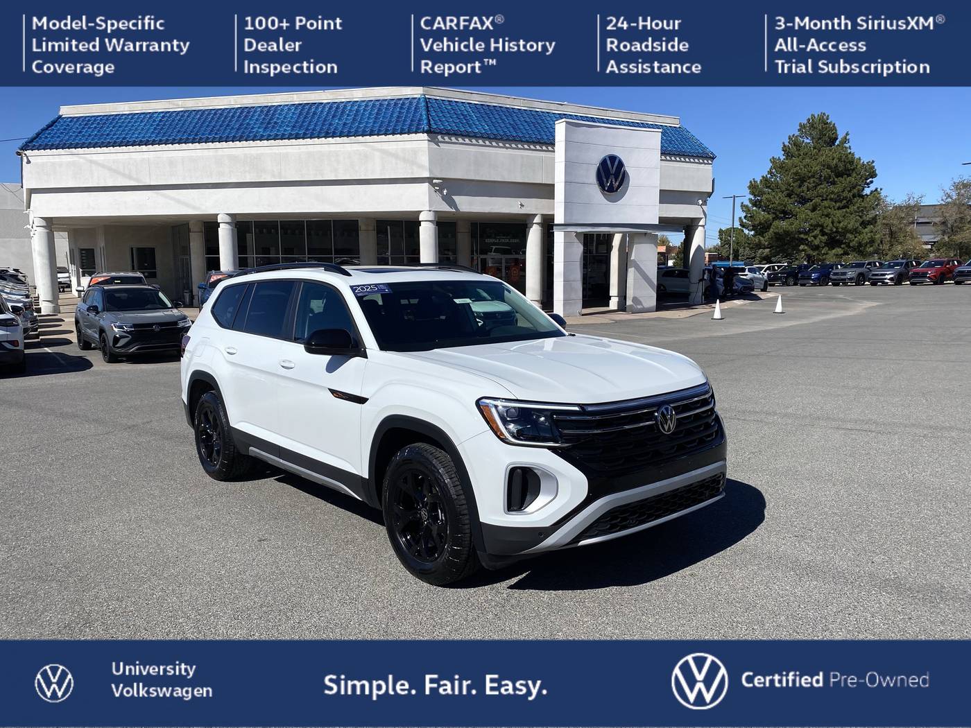 2025 Volkswagen Atlas Peak Edition — SUV — 9,998 mi — Albuquerque, NM
