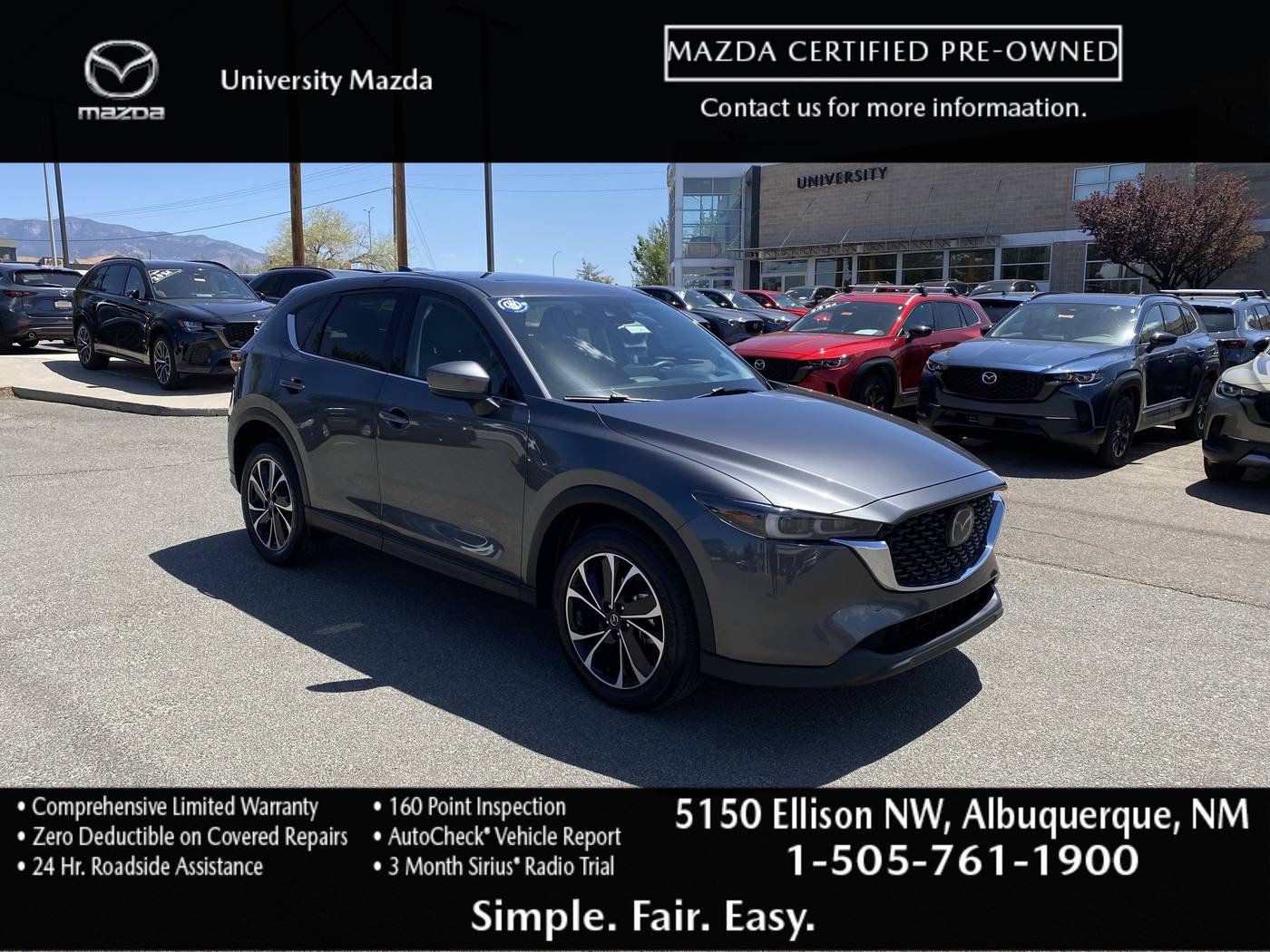 2022 Mazda CX-5 2.5 S Premium Plus — SUV — 43,982 mi — Albuquerque, NM